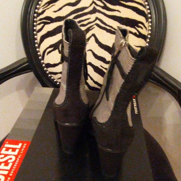 Diesel Saarema suede and fabric boots: when business and country mix! - Picture 2 of 7